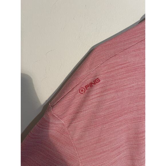 NWT Ping Red Sensor Cool Short Sleeve Cotton Stretch Golf Polo Shirt Men’s 2XL - Picture 6 of 9